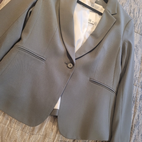 H&M Green Blazer M - Picture 7 of 9